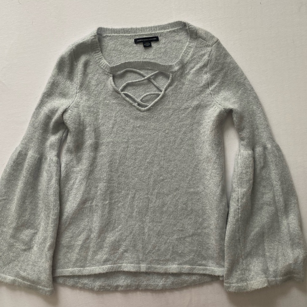 AE baby blue sweater